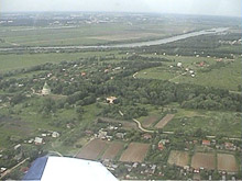 Вид села Подмоклово с борта самолета. 2005 год. Прислал посетитель сайта Роман